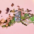 RoboTime 3D-Puzzle Spieluhr aus Holz Eine Fahrt im Kirschwald